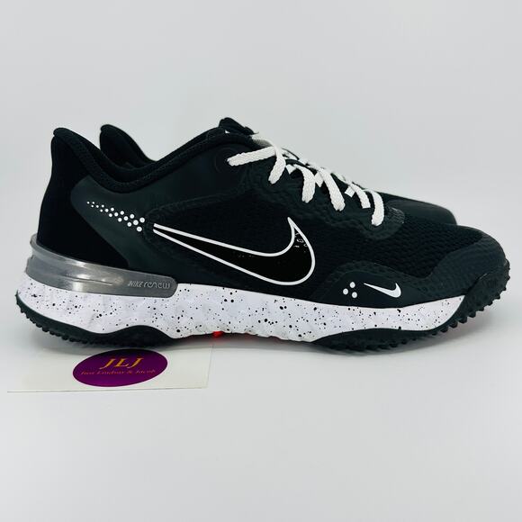 Nike Men's Alpha Huarache Elite 3 Turf Baseball Shoes Black CK0748-010 Size 6.5 - Picture 1 of 11